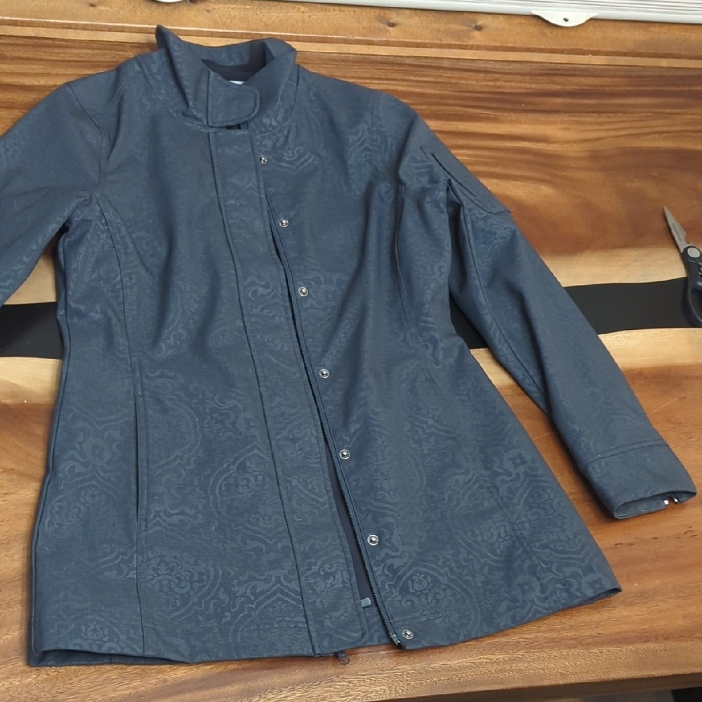 Athleta grey trench coat